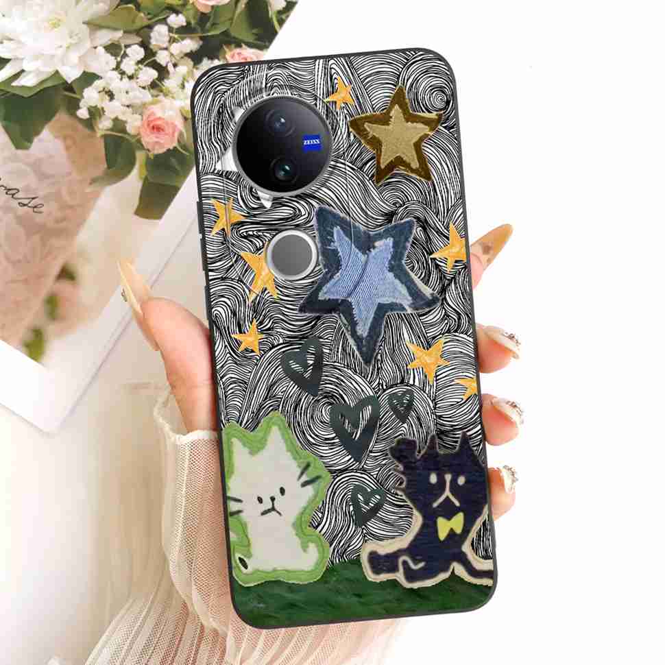 For VIVO V50 5G Case Luxury Silicone Shockproof VIVOV50 5G V2427 Casing Colorful Cartoon Soft Protective Shell Cell Phone Case Vivo V50 5G
For VIVO V50 5G Case Luxury Silicone Shockproof VIVOV50 5G V2427 Casing Colorful Cartoon Soft Protective Shell Cell Phone Case Vivo V50 5G