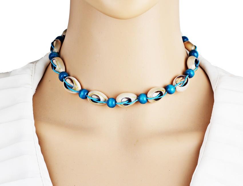 Big-Name Hand-Woven Shell Wooden Bead Neck Chain, Short Necklace N160. синий
Big-Name Hand-Woven Shell Wooden Bead Neck Chain, Short Necklace N160. синий