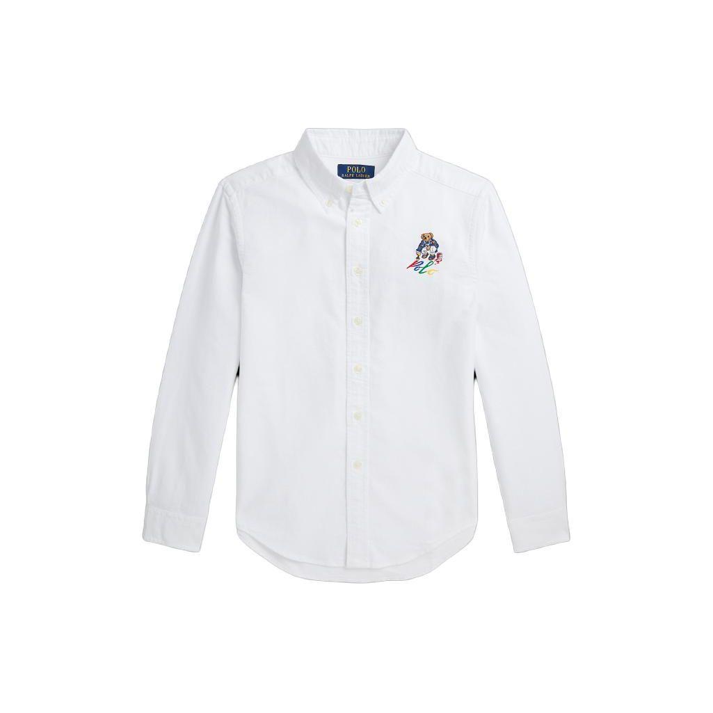 Рубашка Polo Ralph Lauren Ss24 с вышитыми буквами и медведем, однобортная, с заостренным воротником, повседневная, с длинным рукавом, детская, белая CWPOWOVY6820457-100 XL
Рубашка Polo Ralph Lauren Ss24 с вышитыми буквами и медведем, однобортная, с заостренным воротником, повседневная, с длинным рукавом, детская, белая CWPOWOVY6820457-100 XL