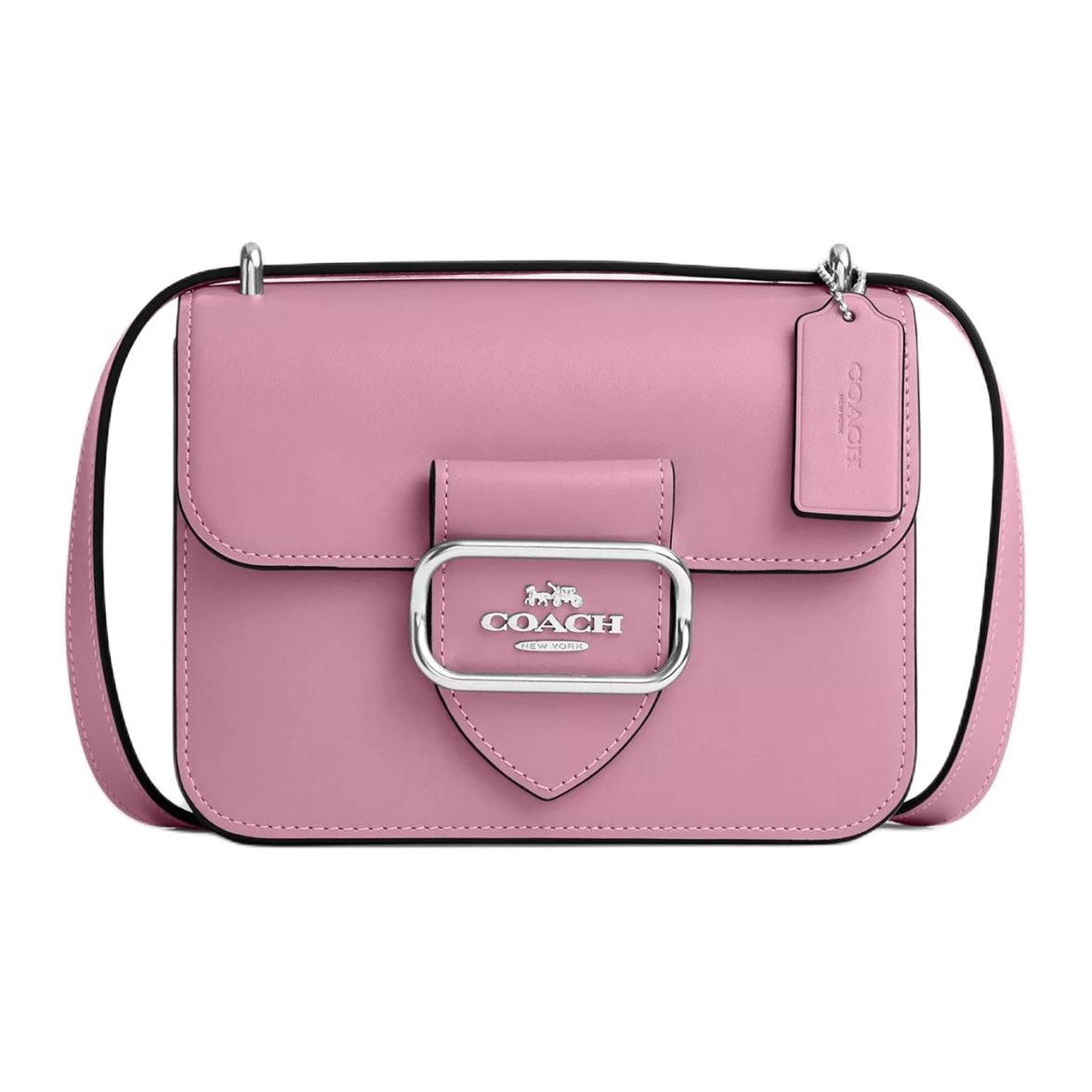 Coach Morgan 18 Gold Carriage Logo Flap Crossbody Bag Women Shoulder Bag Silver Tulip CL416-SVQU Basic Set (Bag+Dust Bag)
Coach Morgan 18 Gold Carriage Logo Flap Crossbody Bag Women Shoulder Bag Silver Tulip CL416-SVQU Basic Set (Bag+Dust Bag)
