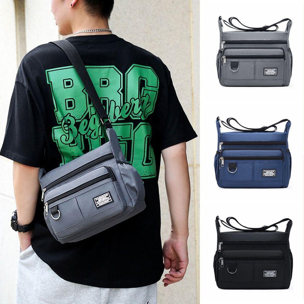 Waterproof Men s Business Bag Multi-pockets Oxford Cloth Bag Trendy Men s Shoulder Bag Male чёрный
Waterproof Men s Business Bag Multi-pockets Oxford Cloth Bag Trendy Men s Shoulder Bag Male чёрный
