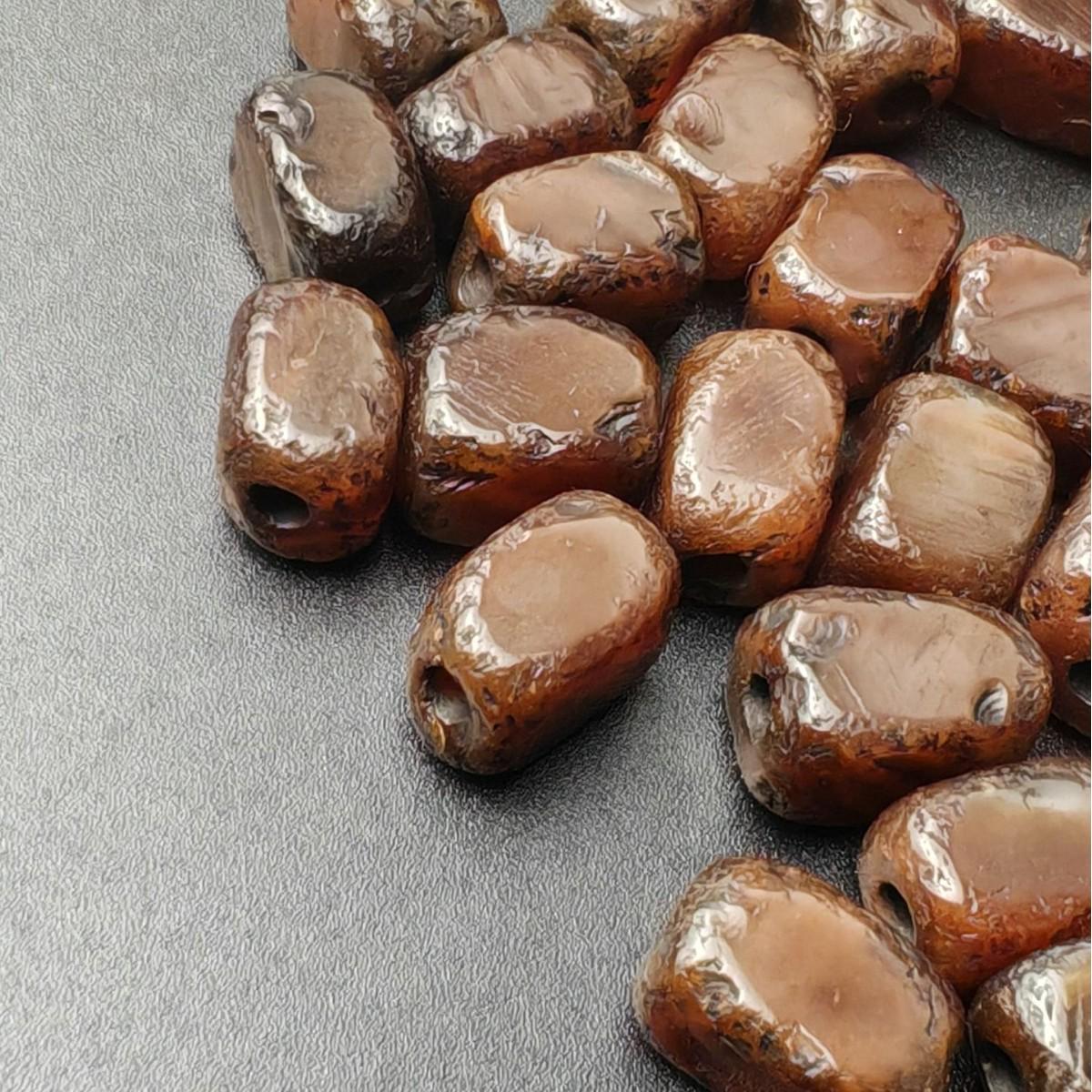 Natural Chiseled Agate Beads with Weathered Pattern, Size 12mm x 9mm - Loose Jewelry Beads 12mm
Natural Chiseled Agate Beads with Weathered Pattern, Size 12mm x 9mm - Loose Jewelry Beads 12mm