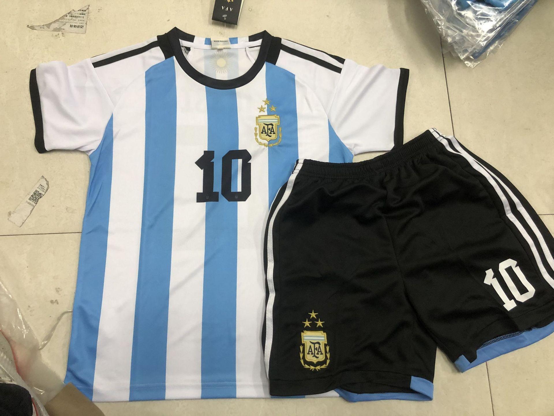 22-23 Two Bars World B Argentina Home Court No. 10 National Team Football Jersey Adult Children S Clothing Digital Printing 14 yards/90
22-23 Two Bars World B Argentina Home Court No. 10 National Team Football Jersey Adult Children S Clothing Digital Printing 14 yards/90