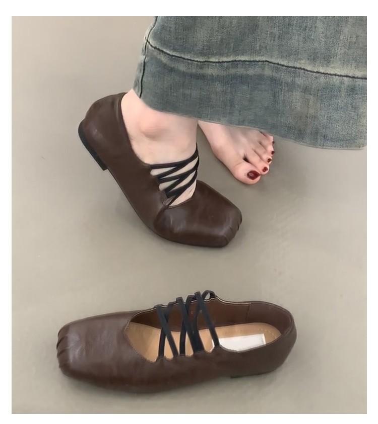 Винтажные балетки с перекрестными ремешками, квадратным носком, балетки свиной нос , женские 2025 новые туфли-лодочки Мэри Джейн с мелким вырезом 40 коричневый
Винтажные балетки с перекрестными ремешками, квадратным носком, балетки свиной нос , женские 2025 новые туфли-лодочки Мэри Джейн с мелким вырезом 40 коричневый