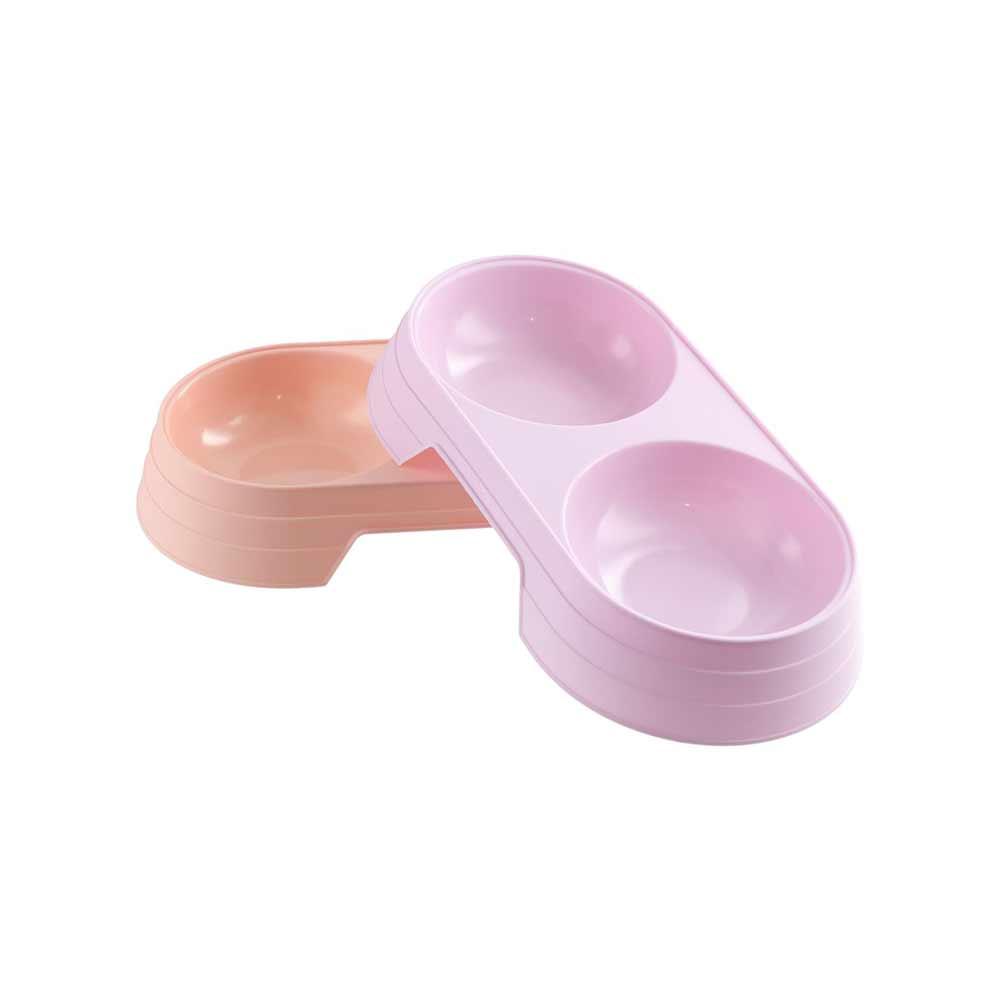 Portable Durable Plastic Dog Food Tray Cat Drinking Bowl Cat Feeding Bowl Cat Double Bowl рожевий
Portable Durable Plastic Dog Food Tray Cat Drinking Bowl Cat Feeding Bowl Cat Double Bowl рожевий