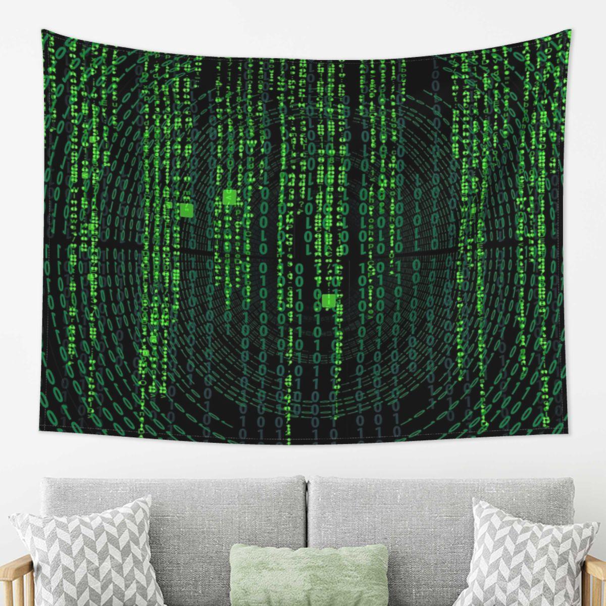 Matrix Original Green Design Tapestry Decor Art Aesthetic Tapestries for Living Room Bedroom Home Wall Cloth Wall Hanging 74x94cm(29x37in)
Matrix Original Green Design Tapestry Decor Art Aesthetic Tapestries for Living Room Bedroom Home Wall Cloth Wall Hanging 74x94cm(29x37in)