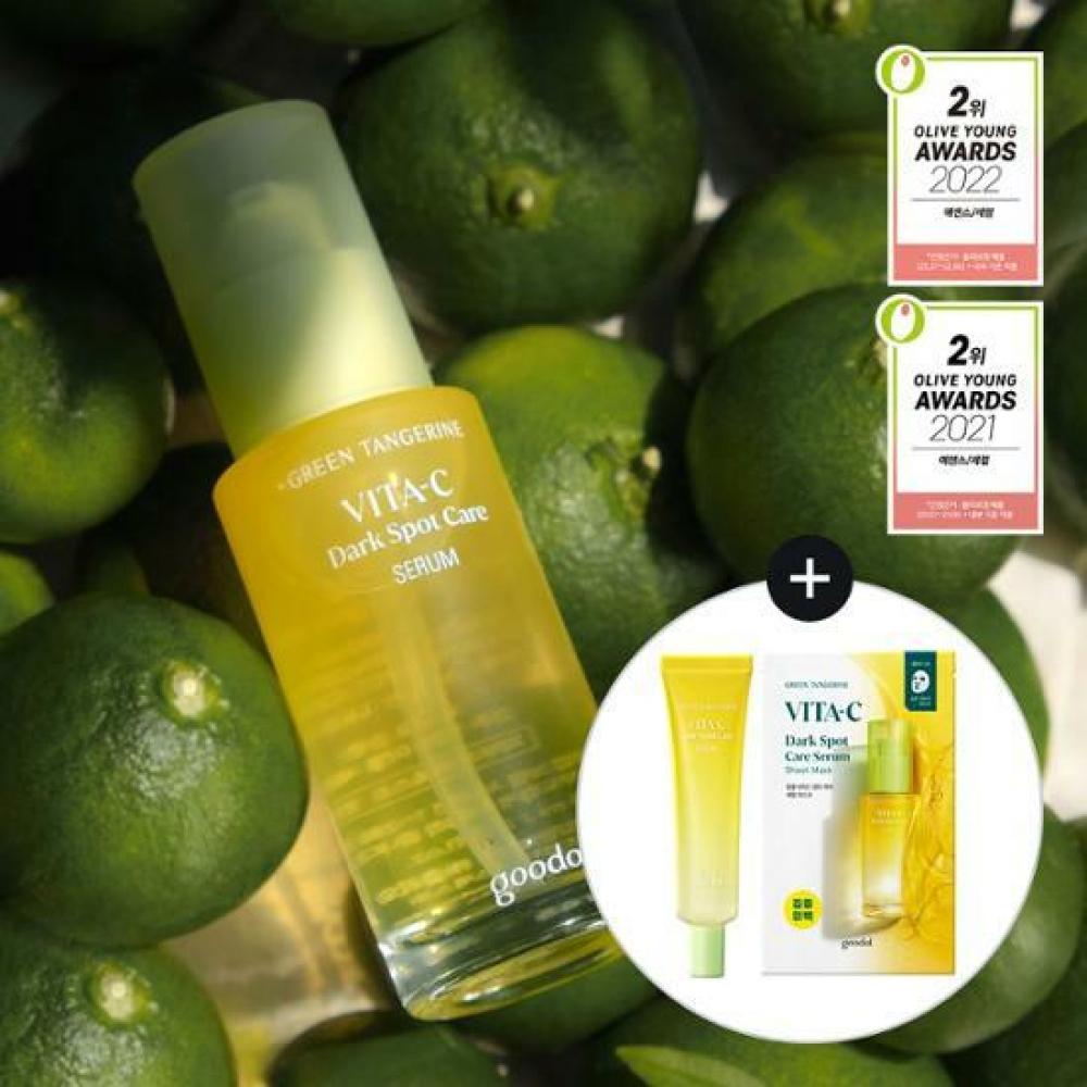 Goodal Limited Edition Green Tangerine Vita C Сыворотка для ухода за пятнами 30 мл Специальная сыворотка 10 мл В комплект входит 1 упаковка маски
Goodal Limited Edition Green Tangerine Vita C Сыворотка для ухода за пятнами 30 мл Специальная сыворотка 10 мл В комплект входит 1 упаковка маски