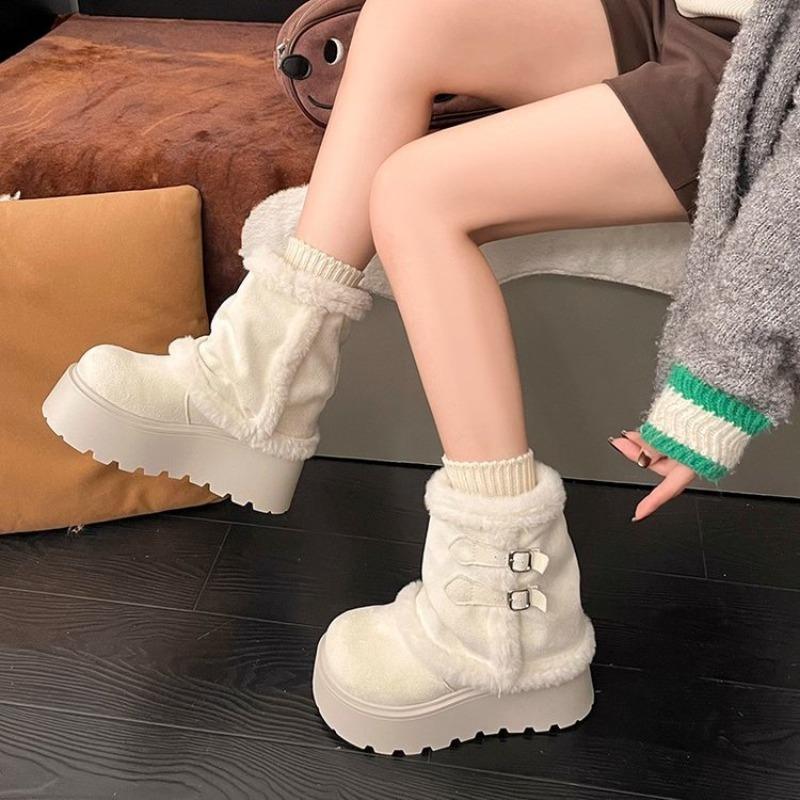 High-top Snow Boots for Women - New Style, Thickly Lined, Short Boots, Heightening Shoes, Cotton Shoes 40 бежевий
High-top Snow Boots for Women - New Style, Thickly Lined, Short Boots, Heightening Shoes, Cotton Shoes 40 бежевий