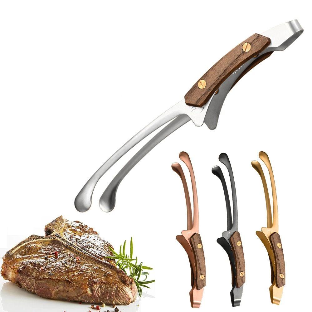 Heat Resistant Steak Clip 304 Stainless Steel Steak Clamps Grill BBQ Tong Camping Supplies
Heat Resistant Steak Clip 304 Stainless Steel Steak Clamps Grill BBQ Tong Camping Supplies