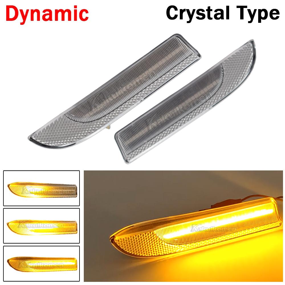 2Pcs Dynamic LED Side Marker Lights For Porsche Panamera 970 G1 2009-2016 Car Turn Signal Blinker Indicator Lamp OEM#97063103402 Dynamic Crystal Type
2Pcs Dynamic LED Side Marker Lights For Porsche Panamera 970 G1 2009-2016 Car Turn Signal Blinker Indicator Lamp OEM#97063103402 Dynamic Crystal Type