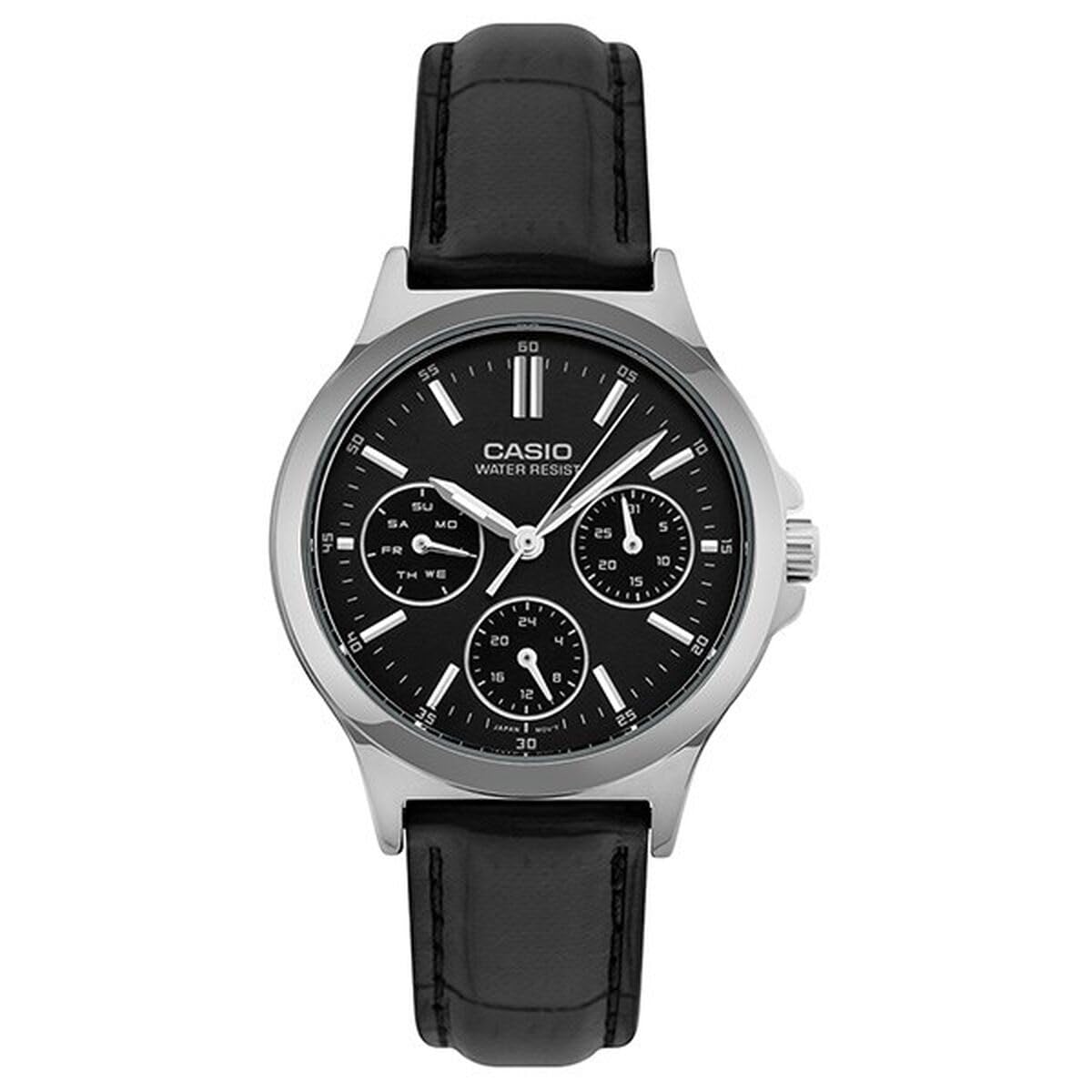 Черные Повседневные Женские Часы Casio LTP-V300L-1
Черные Повседневные Женские Часы Casio LTP-V300L-1