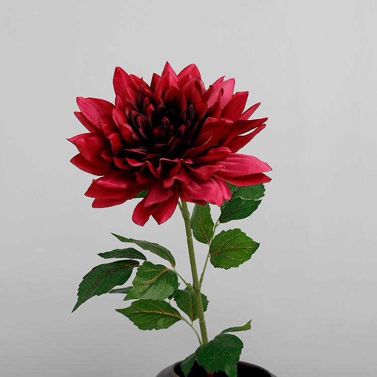 High-end simulated dahlia home soft decoration fake flower ornament living room decoration artificial flower вина червоного кольору
High-end simulated dahlia home soft decoration fake flower ornament living room decoration artificial flower вина червоного кольору