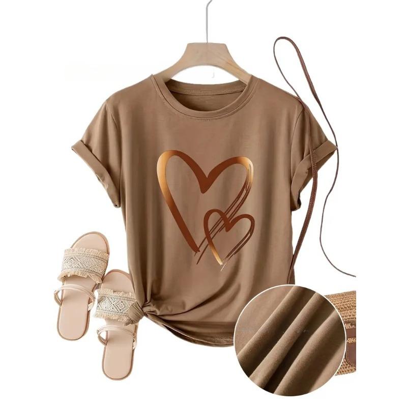 New Casual Women s 3D Digital Printed Heart-shaped Round Neck Short Sleeved T-shirt 6XL
New Casual Women s 3D Digital Printed Heart-shaped Round Neck Short Sleeved T-shirt 6XL