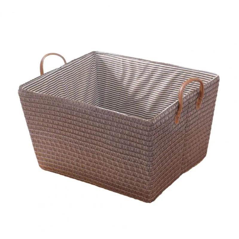 Household Japanese-style Foldable Rattan-like Woven Dirty Clothes Storage Basket Toy Tabletop Straw Basket For Snacks
Household Japanese-style Foldable Rattan-like Woven Dirty Clothes Storage Basket Toy Tabletop Straw Basket For Snacks