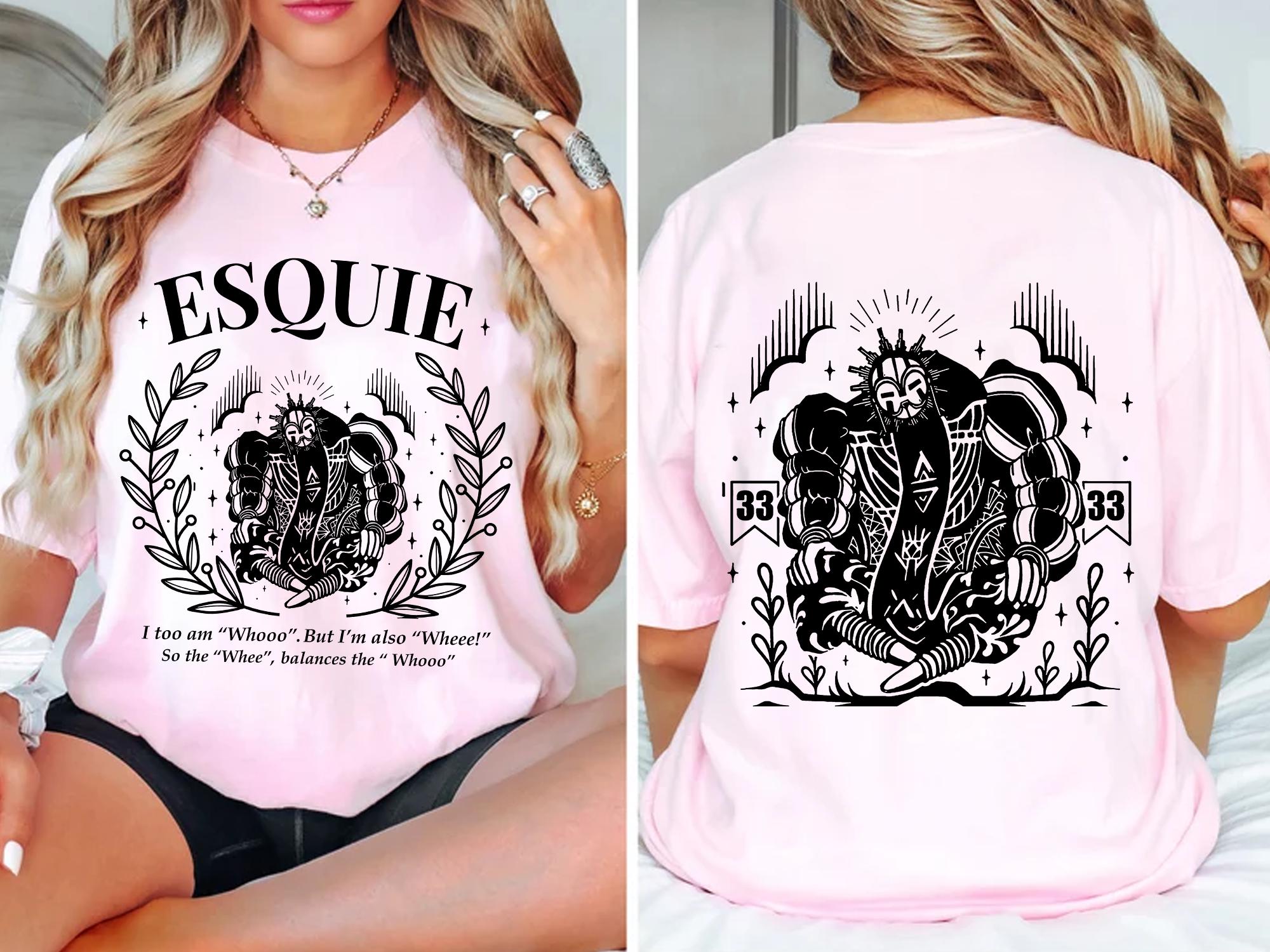 Esquie Clair Obscur Expedition 33 Shirt Clair Obscur Fan Gift Player Gift Printed Pattern Washed Tshirt with Street Style Feel 4XL
Esquie Clair Obscur Expedition 33 Shirt Clair Obscur Fan Gift Player Gift Printed Pattern Washed Tshirt with Street Style Feel 4XL