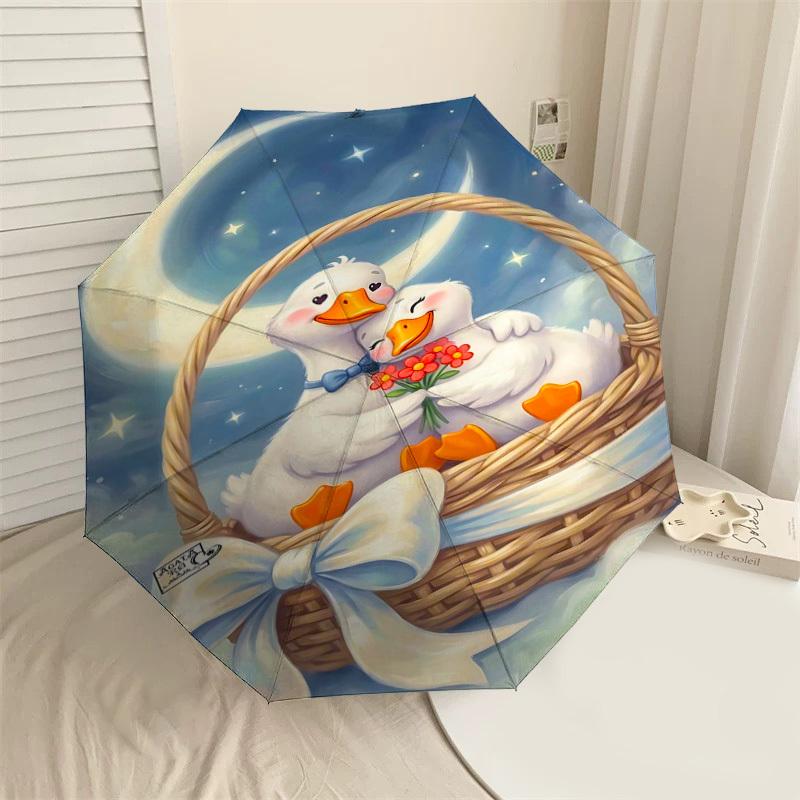 1PC Ducks Basket Umbrella-8-Rib Reinforced, Automatic Open, Lightweight & Durable, Fashion Accessory for Outdoor-D343
1PC Ducks Basket Umbrella-8-Rib Reinforced, Automatic Open, Lightweight & Durable, Fashion Accessory for Outdoor-D343