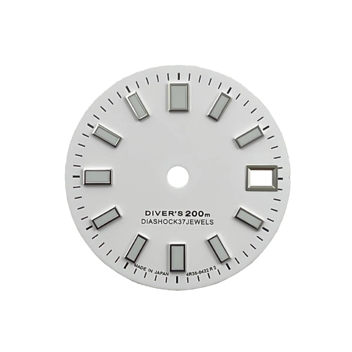 New NH35 Dial/NH34 Dial S logo 28.5mm Green Luminous Single Date Mechanical Dial for Seiko mods parts
New NH35 Dial/NH34 Dial S logo 28.5mm Green Luminous Single Date Mechanical Dial for Seiko mods parts