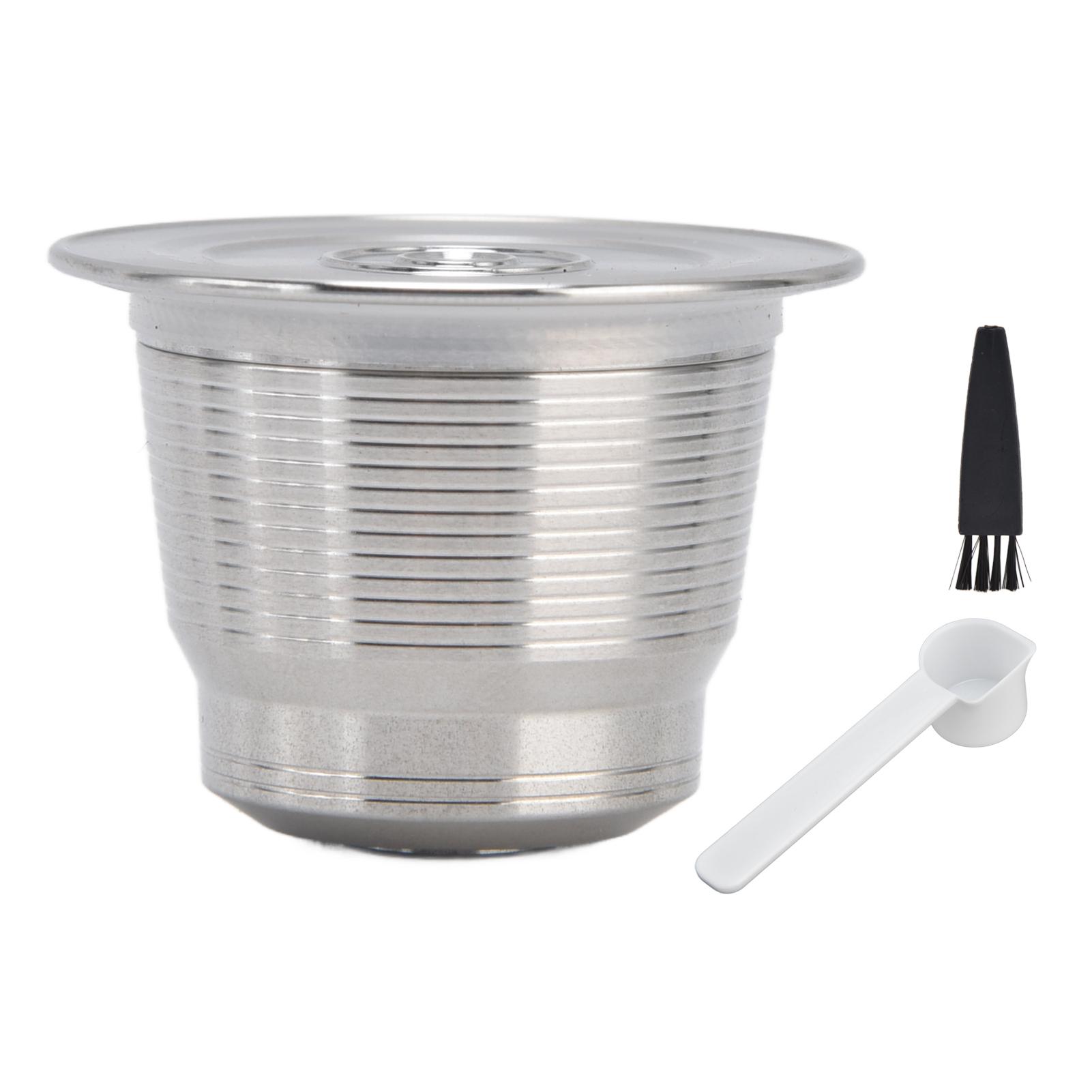 Stainless Steel Coffee Capsule Filter Refillable Reusable for Nespresso Machine with Brush Spoon L(for 6.5-9kg)
Stainless Steel Coffee Capsule Filter Refillable Reusable for Nespresso Machine with Brush Spoon L(for 6.5-9kg)