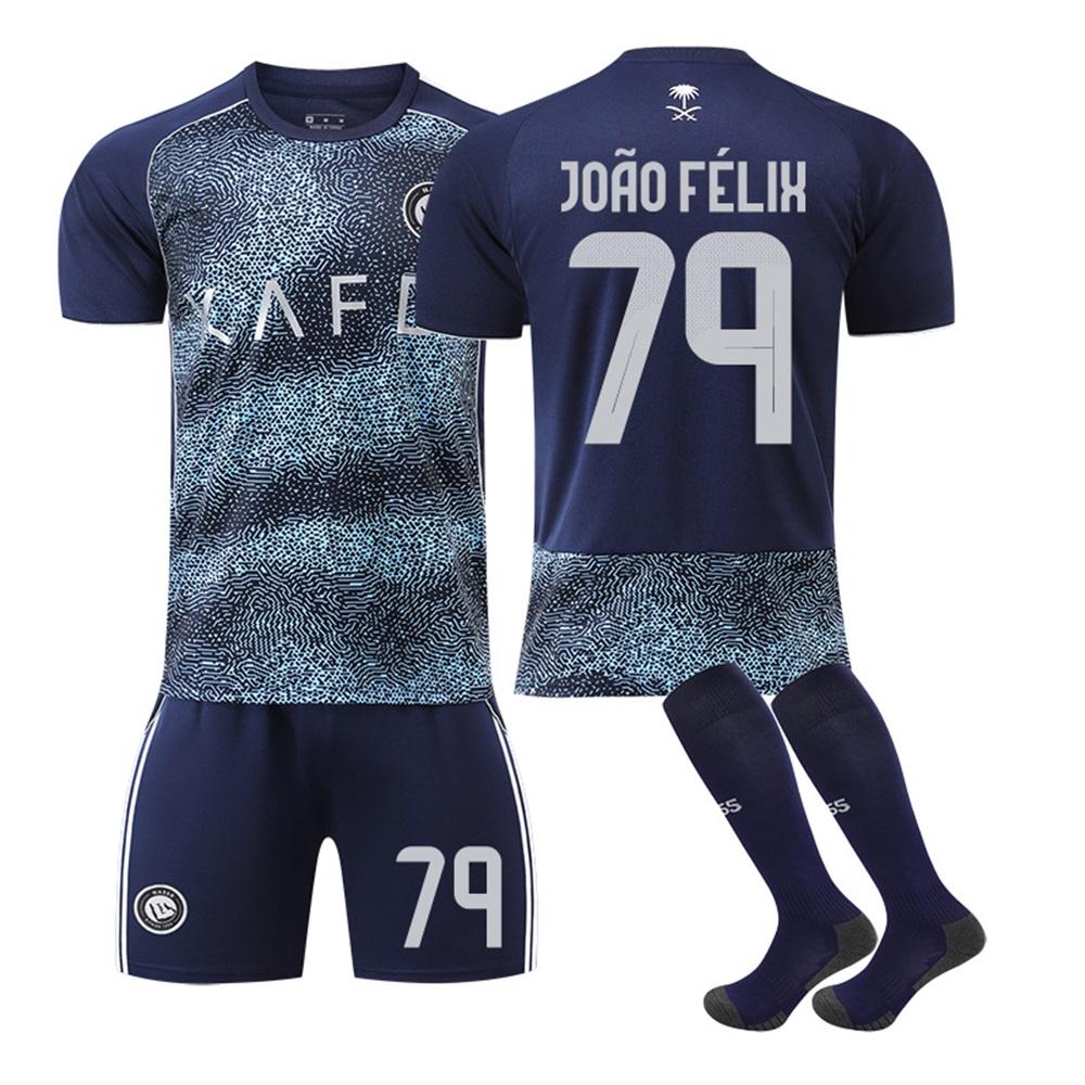 2025-26 Al-Nassr Away #79 JOÃO FÉLIX Sport Training Jersey Set with Socks Teens Kids Adults Football Kits 16
2025-26 Al-Nassr Away #79 JOÃO FÉLIX Sport Training Jersey Set with Socks Teens Kids Adults Football Kits 16