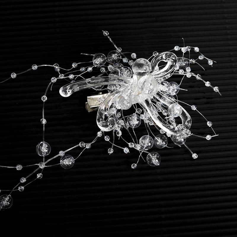 Korean Crystal Tassel Beaded Hair Clip for Weddings and Photography белый
Korean Crystal Tassel Beaded Hair Clip for Weddings and Photography белый