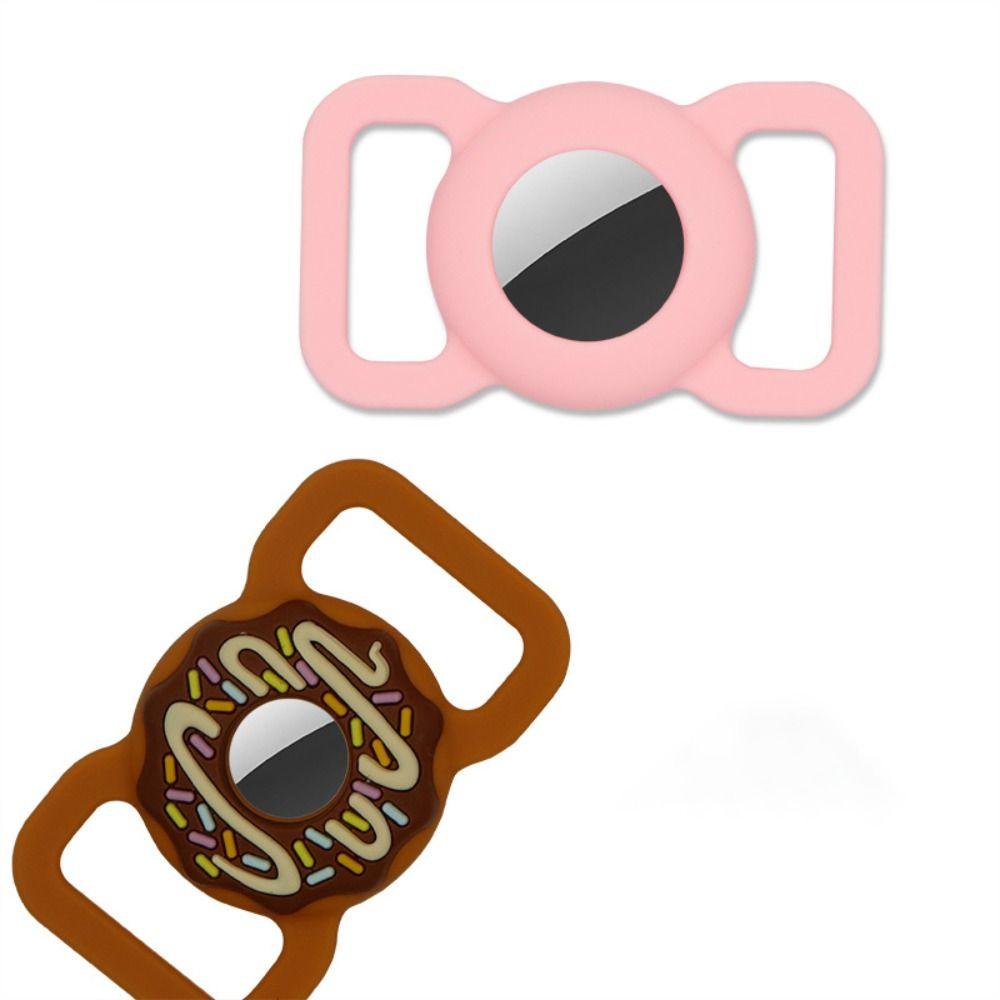 Doughnut Dog Collar Holder Solid Color Pet Tracker Protective Case Protective Cover for Airtags S рожевий
Doughnut Dog Collar Holder Solid Color Pet Tracker Protective Case Protective Cover for Airtags S рожевий
