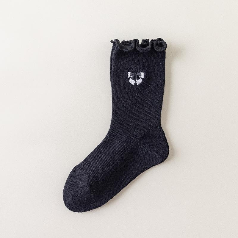 Korean Style Girls Mid-Calf Cotton Socks with Bow and Ruffle Edge L (5-8 years)
Korean Style Girls Mid-Calf Cotton Socks with Bow and Ruffle Edge L (5-8 years)