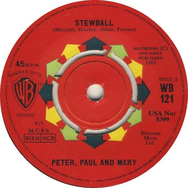 7inch Record PETER PAUL MARY Stewball The Cruel War WB121 WARNER BROS. R 1963 Japan Rock Used
7inch Record PETER PAUL MARY Stewball The Cruel War WB121 WARNER BROS. R 1963 Japan Rock Used