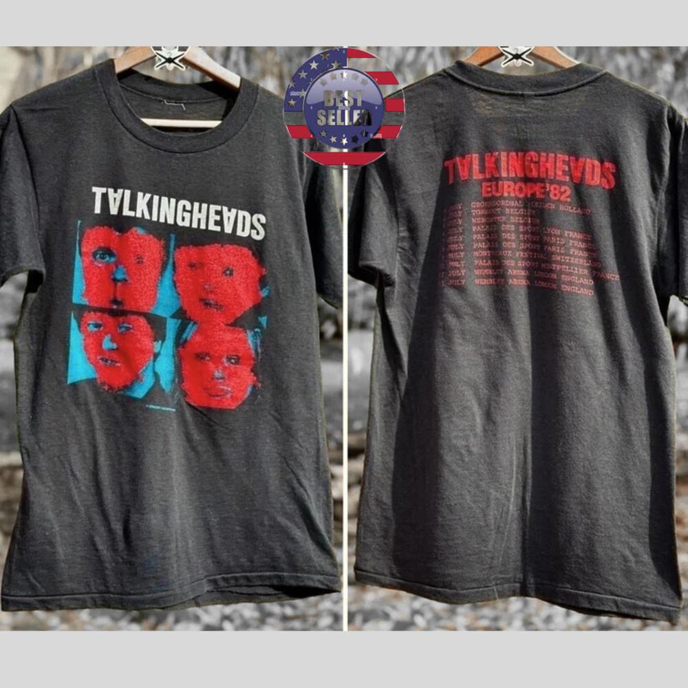 1982 Talking Heads European Tour 80s 2 side Remake T shirt vtg Unisex T-Shirt S
1982 Talking Heads European Tour 80s 2 side Remake T shirt vtg Unisex T-Shirt S