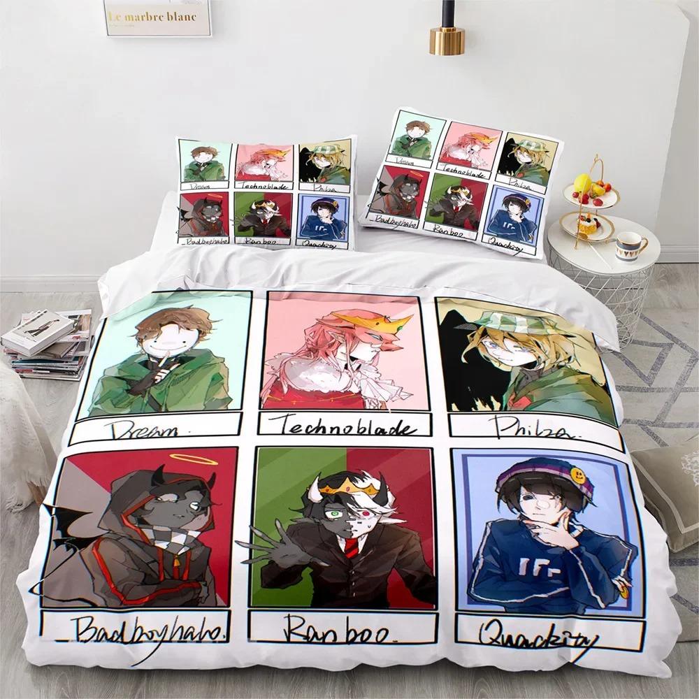 Vibrant Durable Twin Queen GeorgeNotFound Merch Ranboo Dream Boys Girls Size Bed Kids Adult Customizable Quilt Comforter (quilt)-EU Single(135*200cm)3pcs
Vibrant Durable Twin Queen GeorgeNotFound Merch Ranboo Dream Boys Girls Size Bed Kids Adult Customizable Quilt Comforter (quilt)-EU Single(135*200cm)3pcs