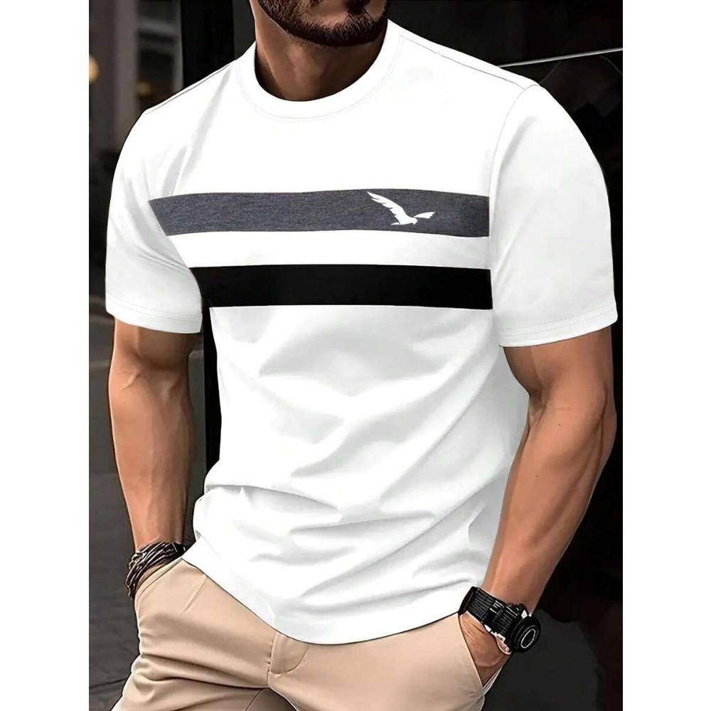 Summer Men s T-Shirt Outdoor Trendy Street Short Sleeve Top Striped Printed Plaid Style Plus Size Loose Men s Clothing Fashion 6XL
Summer Men s T-Shirt Outdoor Trendy Street Short Sleeve Top Striped Printed Plaid Style Plus Size Loose Men s Clothing Fashion 6XL