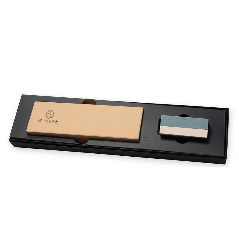 Sakai Ichimonji Mitsuhide Special Whetstone Household Whetstone Double-Sided #1000/#6000
Sakai Ichimonji Mitsuhide Special Whetstone Household Whetstone Double-Sided #1000/#6000
