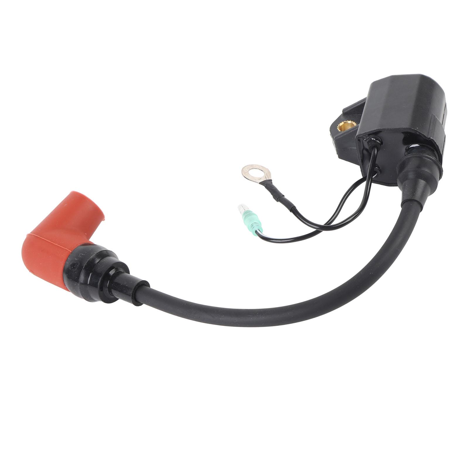Outboard Ignition Coil 6H2 85570 00 High Performance Ignition Coil Assembly with Plug Cap Replacement for 60-90 Horse Power Boat Motor Engine
Outboard Ignition Coil 6H2 85570 00 High Performance Ignition Coil Assembly with Plug Cap Replacement for 60-90 Horse Power Boat Motor Engine