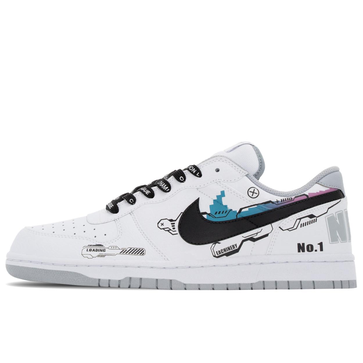 Nike Big Cyber Abrasion Resistant Breathable Abrasion Resistant Breathable Low top Skateboard Shoes Men s Black White 355152-106(TeamA-) 42.5
Nike Big Cyber Abrasion Resistant Breathable Abrasion Resistant Breathable Low top Skateboard Shoes Men s Black White 355152-106(TeamA-) 42.5