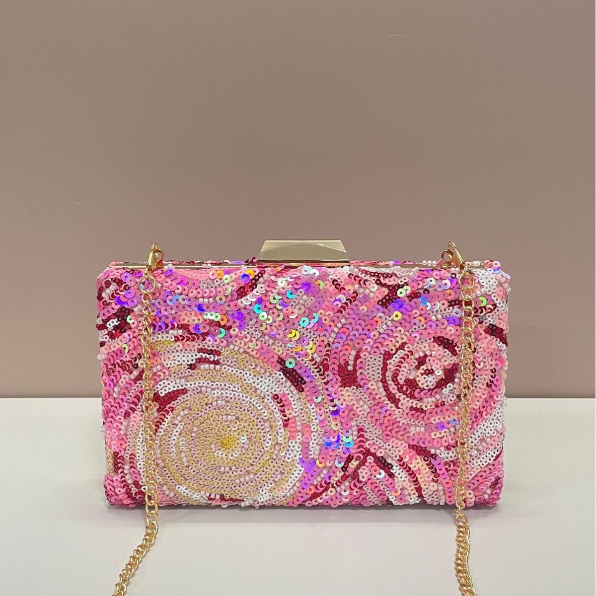 Pink Dinner Bag, Quiet Luxury Sequins Suitable for Party Girls, Women, Brides розовый
Pink Dinner Bag, Quiet Luxury Sequins Suitable for Party Girls, Women, Brides розовый