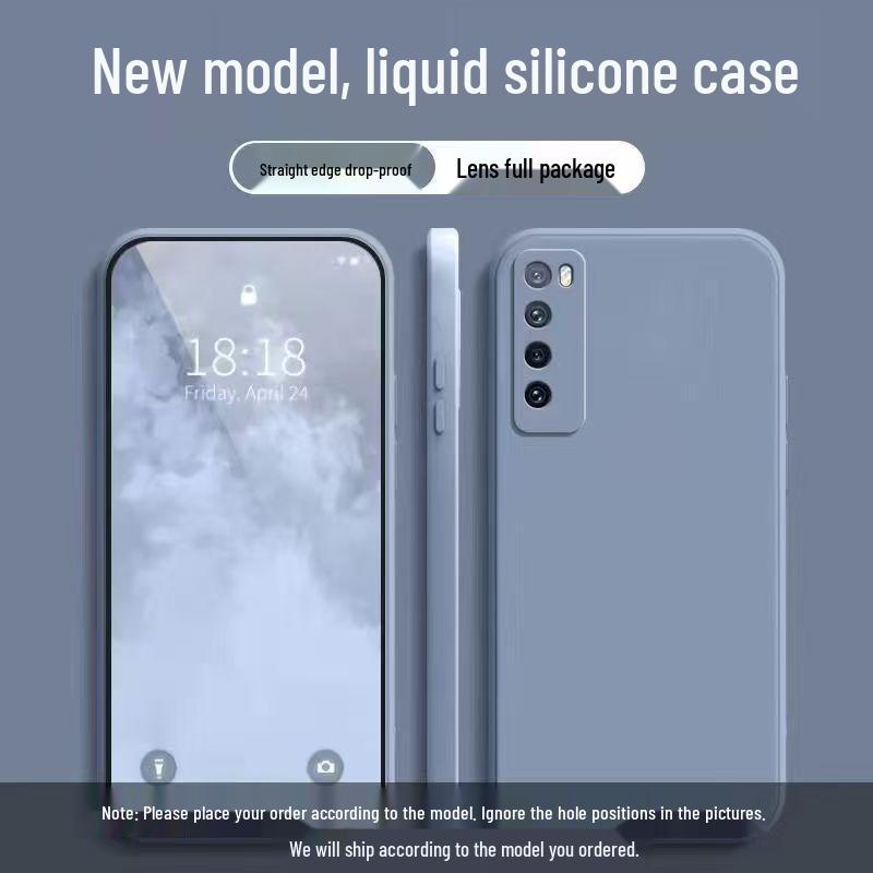 Huawei Nova7 Liquid Silicone Full Coverage Drop-Proof Case - Simple Style, Skin-Friendly, Solid Color Protective Cover Huawei nova7
Huawei Nova7 Liquid Silicone Full Coverage Drop-Proof Case - Simple Style, Skin-Friendly, Solid Color Protective Cover Huawei nova7