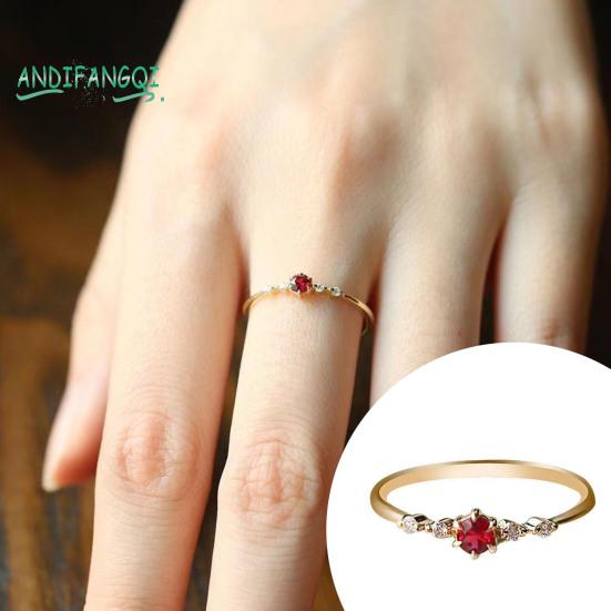 Поддельный декор карбункула, женское кольцо из нежного сплава - высококачественное антикоррозийное обручальное кольцо невесты из нержавеющей стали, женские ювелирные изделия, подарок на годовщину 
Поддельный декор карбункула, женское кольцо из нежного сплава - высококачественное антикоррозийное обручальное кольцо невесты из нержавеющей стали, женские ювелирные изделия, подарок на годовщину