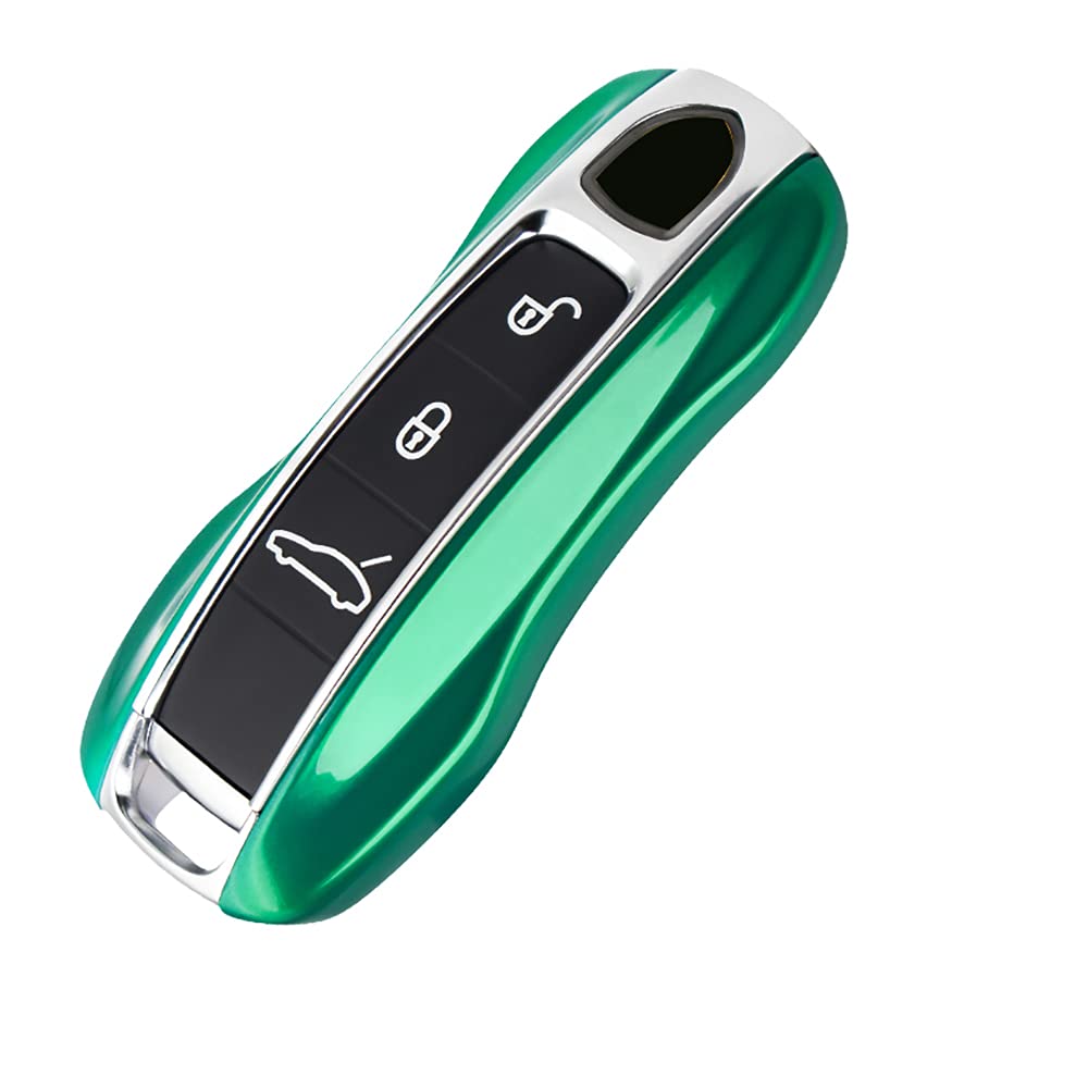 Чохол для ключа Porsche, Кришка для смарт-ключа, Пластик ABS, Металевий глянцевий тримач для ключа, Стильний, Розкішний, зелений
Чохол для ключа Porsche, Кришка для смарт-ключа, Пластик ABS, Металевий глянцевий тримач для ключа, Стильний, Розкішний, зелений