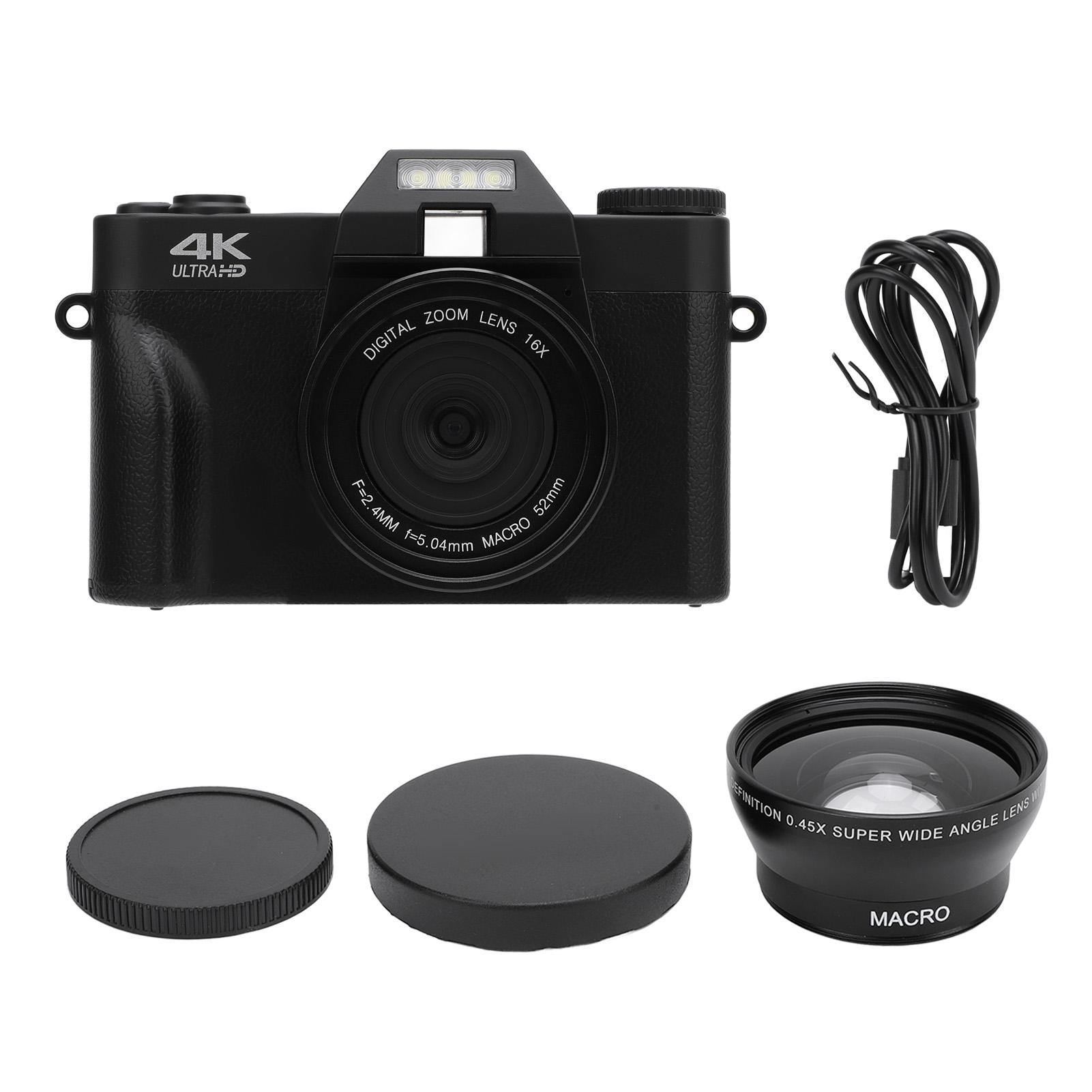 4K Digital Camera for Photography 56MP Vlogging Camera 3 Inch IPS Touchscreen 270 Degree Rotation
4K Digital Camera for Photography 56MP Vlogging Camera 3 Inch IPS Touchscreen 270 Degree Rotation