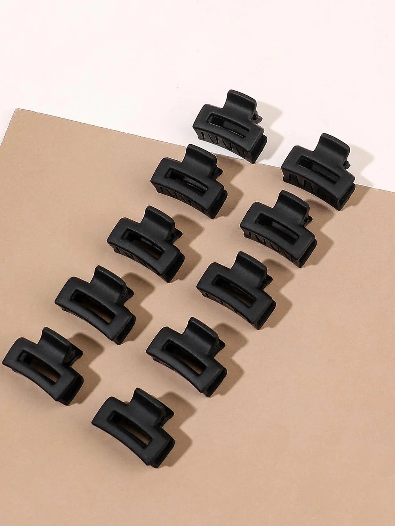10 Pcs Small Hair Clips for Women,Matte Rubber Coating Rectangle&Flower Hair Claw Clips for Women Thin Fine Short Hair. All yards
10 Pcs Small Hair Clips for Women,Matte Rubber Coating Rectangle&Flower Hair Claw Clips for Women Thin Fine Short Hair. All yards