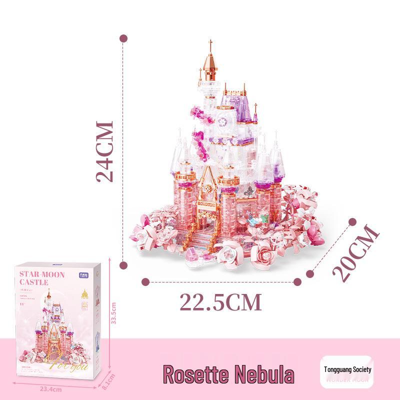 Moonlight Society Star & Moon Castle Building Blocks - Flower Castle Ornament Micro-Particle Assembly Toy for Girls with Gift Box Packaging.
Moonlight Society Star & Moon Castle Building Blocks - Flower Castle Ornament Micro-Particle Assembly Toy for Girls with Gift Box Packaging.
