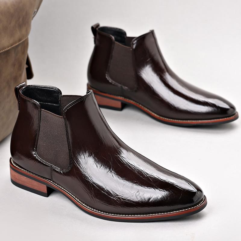 25872 Chelsea boots Chelsea boots men s British sleeve retro large size leather boots British Martin boots 38 чёрный
25872 Chelsea boots Chelsea boots men s British sleeve retro large size leather boots British Martin boots 38 чёрный