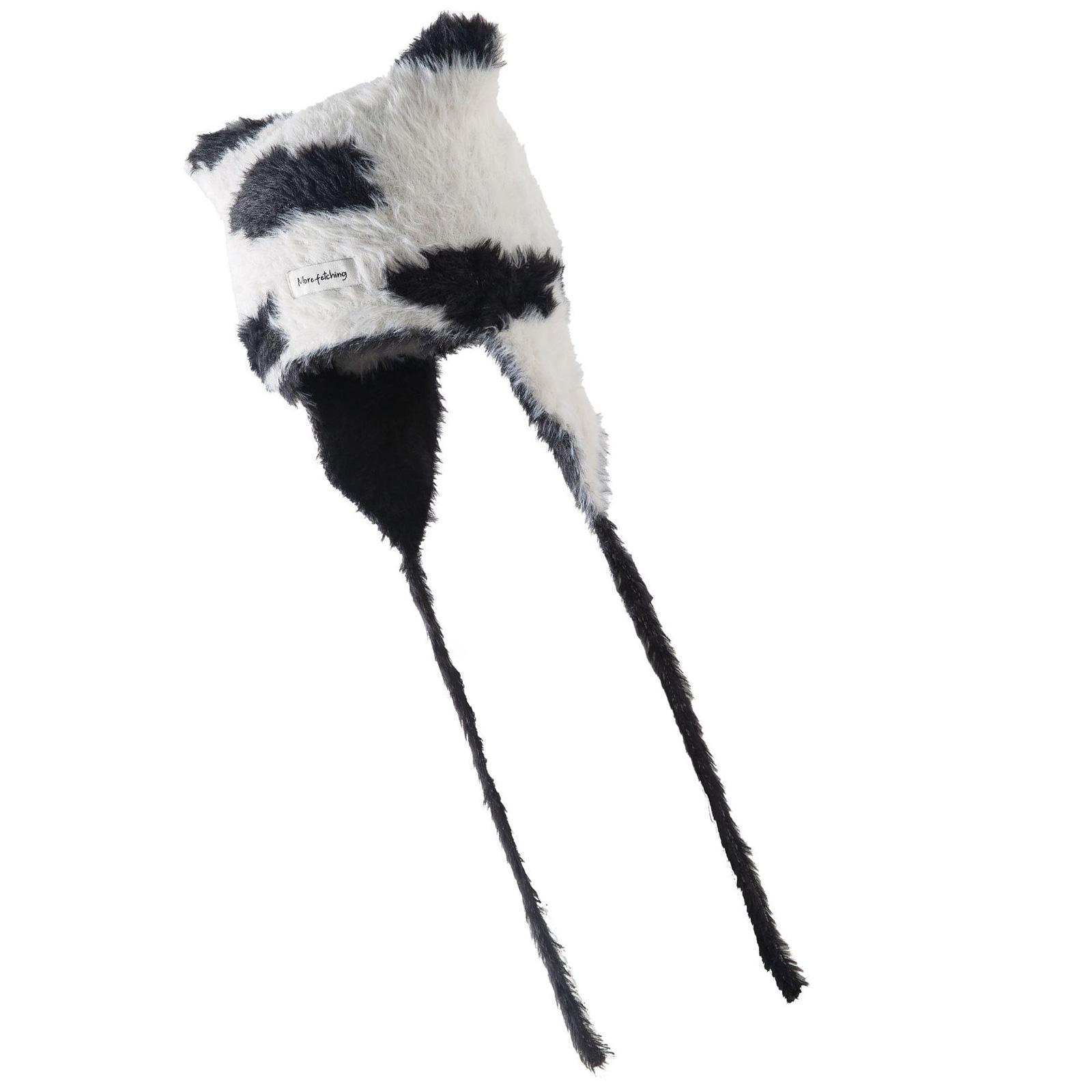 Lovely Cats Ear Hat for Adult Teens Plush Knitting Hat Windproof Skull Hat Outdoor Shopping Walking Hat for Casual Wear чорний білий колір
Lovely Cats Ear Hat for Adult Teens Plush Knitting Hat Windproof Skull Hat Outdoor Shopping Walking Hat for Casual Wear чорний білий колір