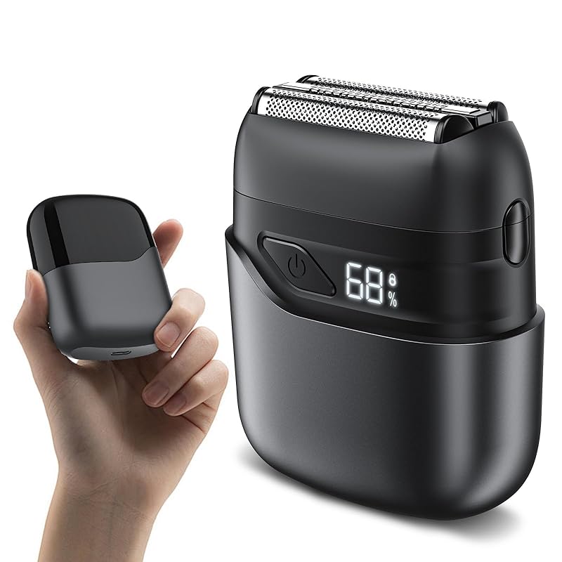 BlazeChip electric shaver men s MS9703 | Reciprocating 3-blade/IPX7 waterproof/Dry and wet use 100 days continuous use/Lockable/LED display USB-C
BlazeChip electric shaver men s MS9703 | Reciprocating 3-blade/IPX7 waterproof/Dry and wet use 100 days continuous use/Lockable/LED display USB-C