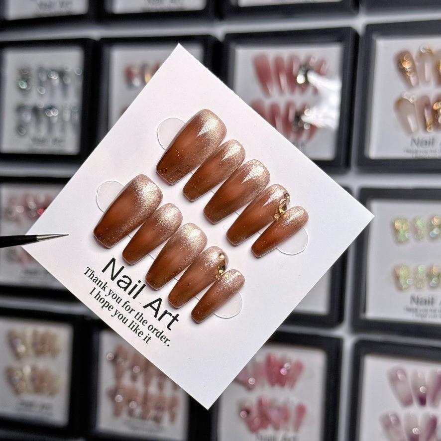 Handworn Nail Pure Piece Cat Eye Retro Fashion Temperament White Style Wear L
Handworn Nail Pure Piece Cat Eye Retro Fashion Temperament White Style Wear L