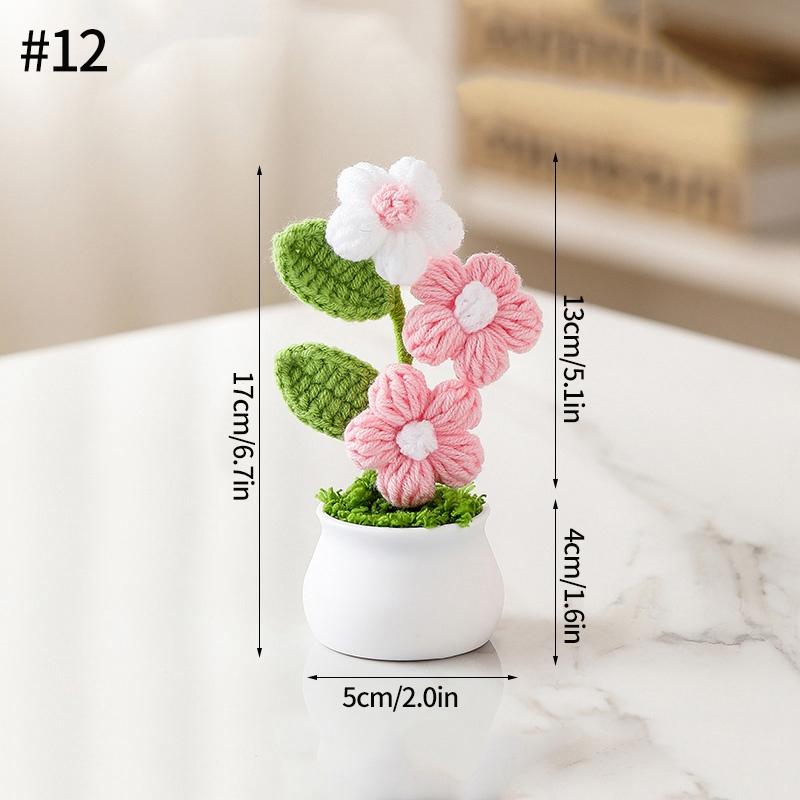 В’язання гачком ручної роботи Маленькі рослини в горщиках Мила імітаційна квітка Інтер’єр автомобіля Прикраса офісного столу Штучні квіти Подарунки
В’язання гачком ручної роботи Маленькі рослини в горщиках Мила імітаційна квітка Інтер’єр автомобіля Прикраса офісного столу Штучні квіти Подарунки