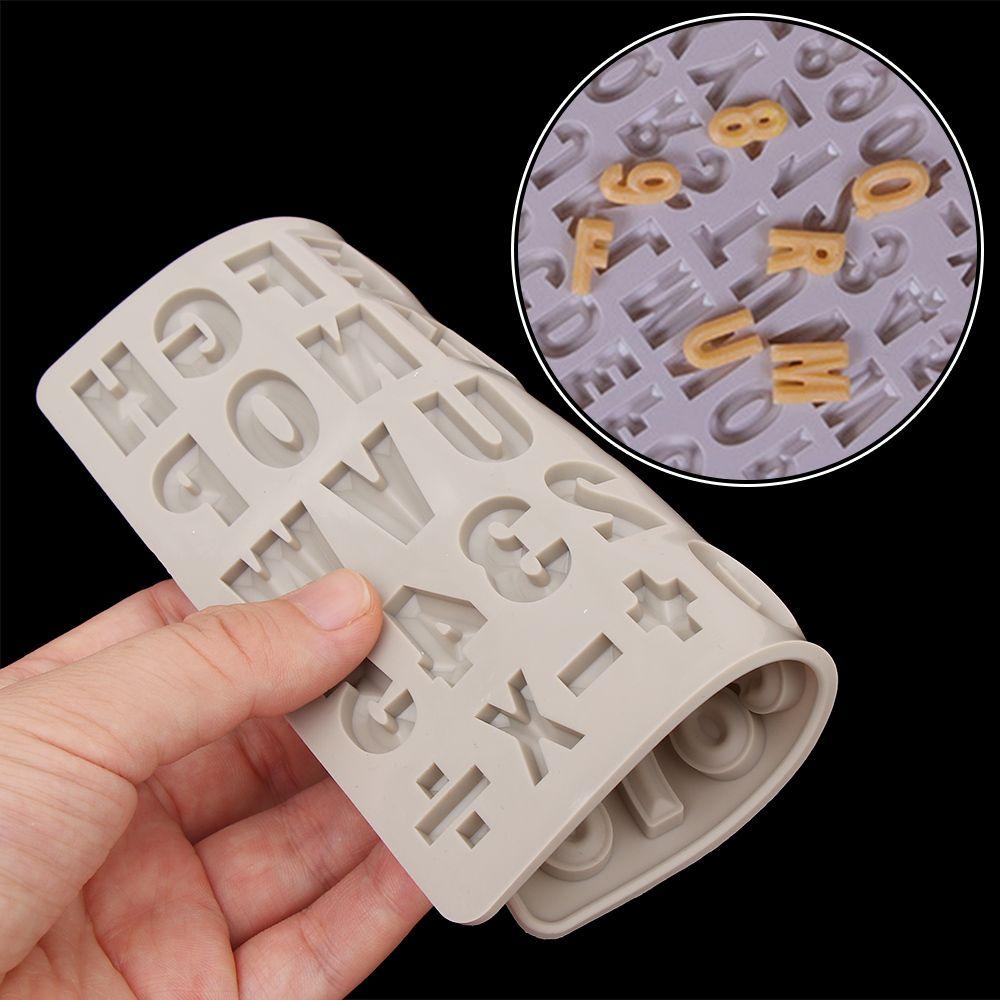 DIY помадка номер помадка торт алфавит аксессуары для выпечки украшения инструменты силиконовая форма для букв