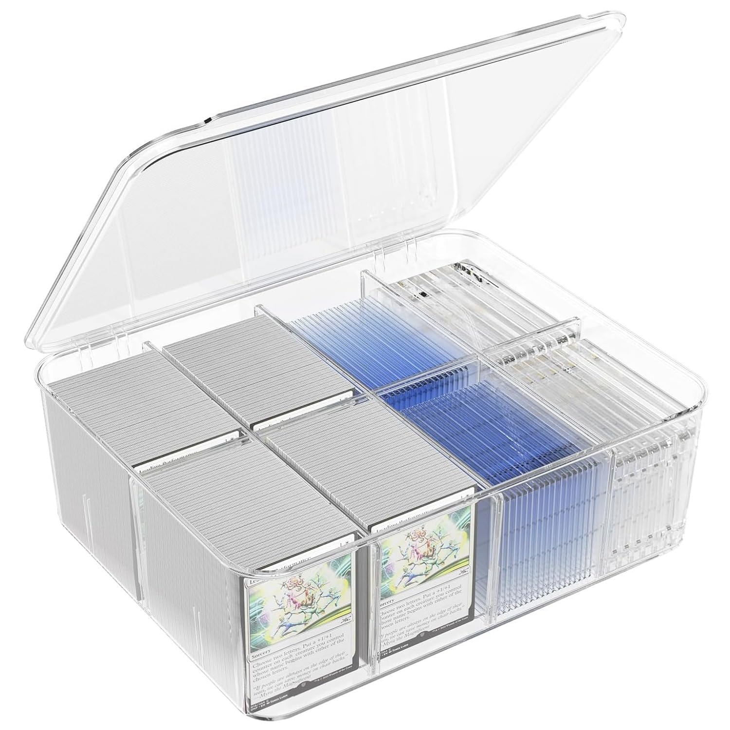 siawadeky Card Storage Large Collection Case с разделителем Card Ultra подходит для игр с персонажами аниме Idol Game Business Playing, может вместить более 2000
siawadeky Card Storage Large Collection Case с разделителем Card Ultra подходит для игр с персонажами аниме Idol Game Business Playing, может вместить более 2000