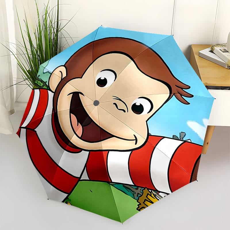 Curious George, Monkey- Automatic Opening and Closing, 8-rib Structure Portable Umbrella, Suitable for Men and Women in All Seasons - Perfec
Curious George, Monkey- Automatic Opening and Closing, 8-rib Structure Portable Umbrella, Suitable for Men and Women in All Seasons - Perfec