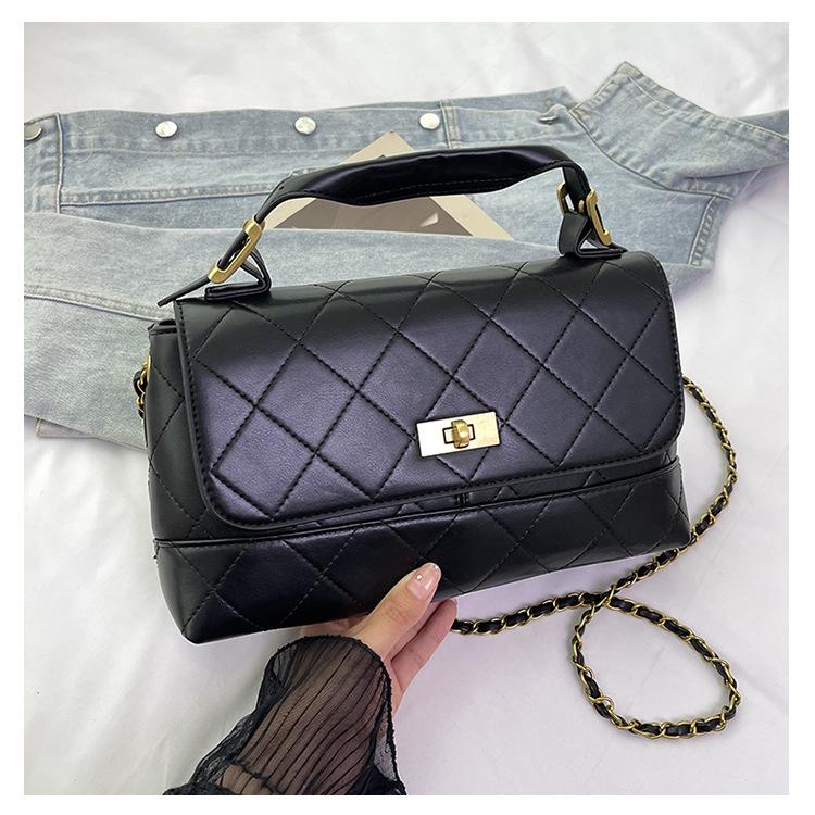 Премиальная матовая кожа портативный замок сумка-бриллиант женская 2025 новая маленький ароматный ветер контрастный цвет цепочка на плечо сумка-мессенджер чёрный
Премиальная матовая кожа портативный замок сумка-бриллиант женская 2025 новая маленький ароматный ветер контрастный цвет цепочка на плечо сумка-мессенджер чёрный