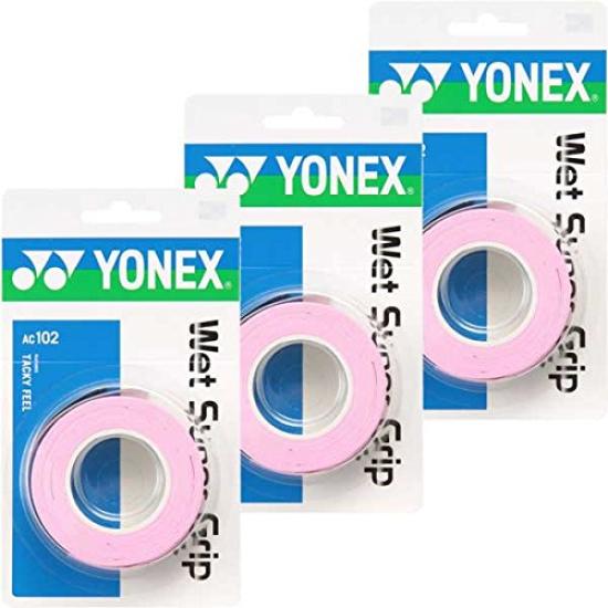 YONEX Влажный Супер Грип 3 штуки Набор из 3 штук AC102 Французский ((128) розовый)
YONEX Влажный Супер Грип 3 штуки Набор из 3 штук AC102 Французский ((128) розовый)